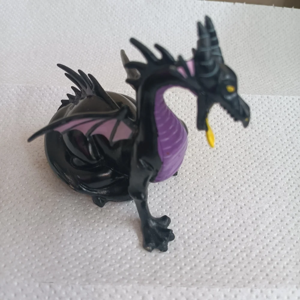 Disney Black and Purple Dragon Plush Toy